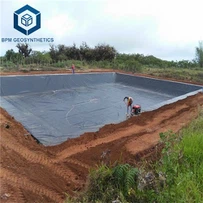 Ūdens uzglabāšana 0,5 mm HDPE dīķa oderējuma ģeomembrana